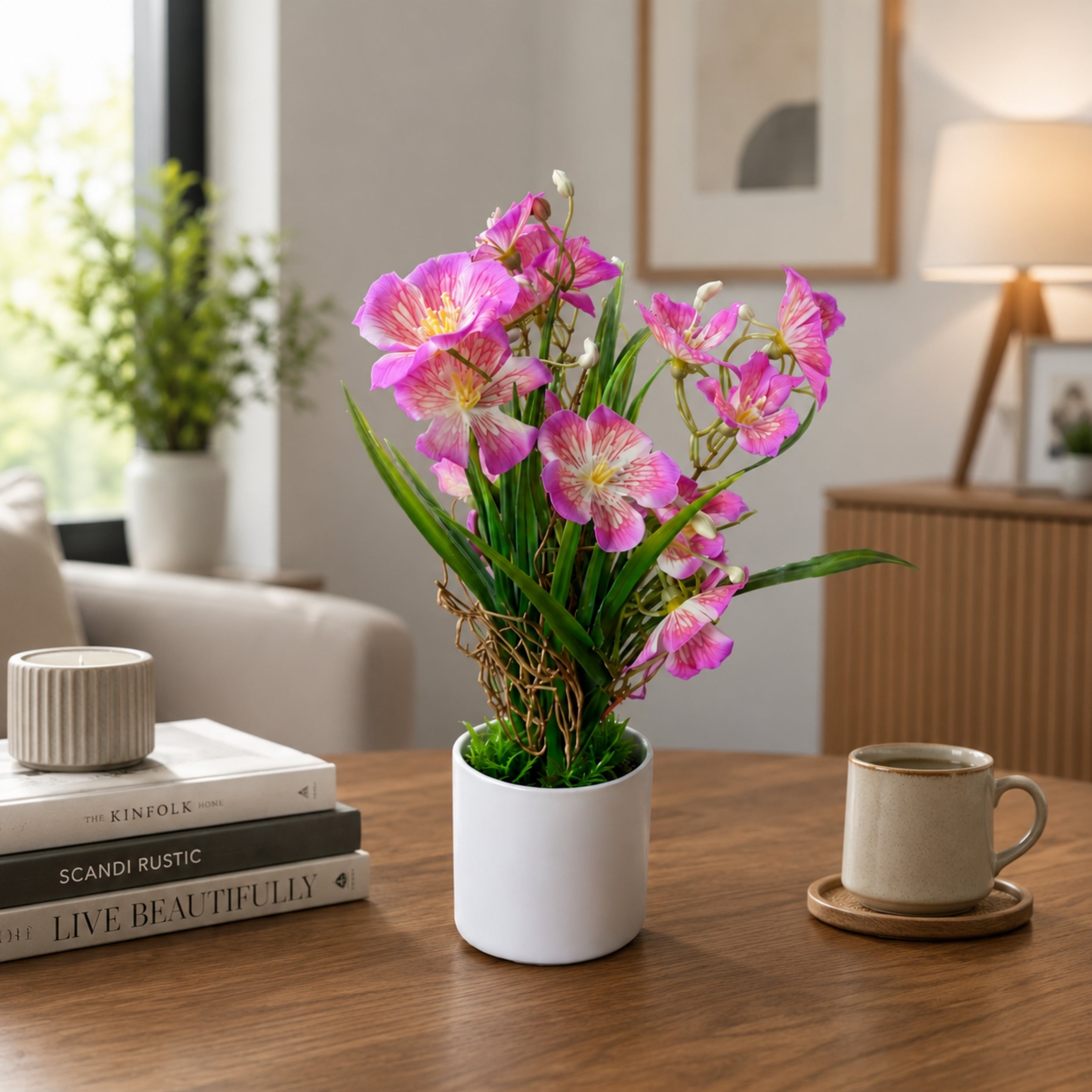 Artificial rain lily combo of 3
