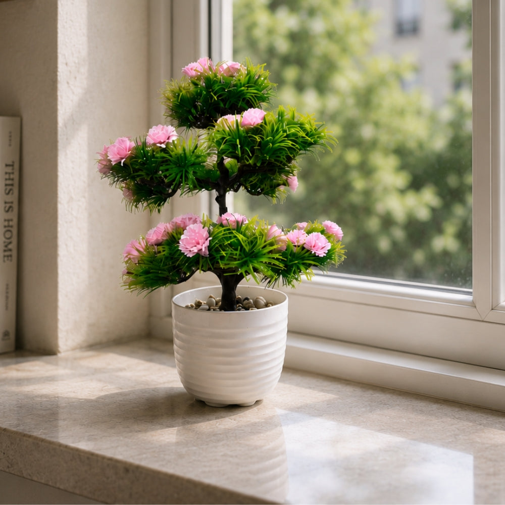 Artificial Blossom Bonsai Tree Plant(combo of 2)