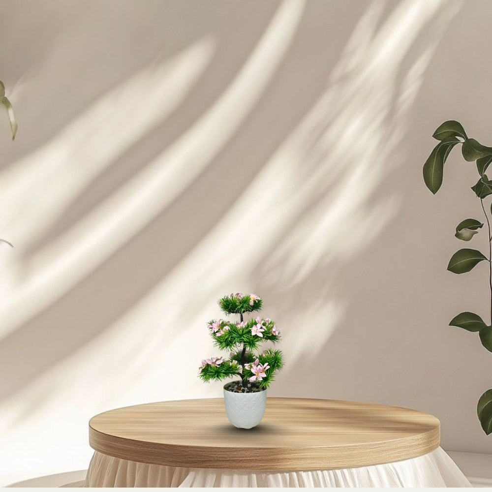 Faux Bonsai Lilly Plant with Pot(P40)