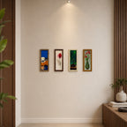Potstory Premium Wall Frame Set – Set of 4 | Elegant Photo & Art Frames