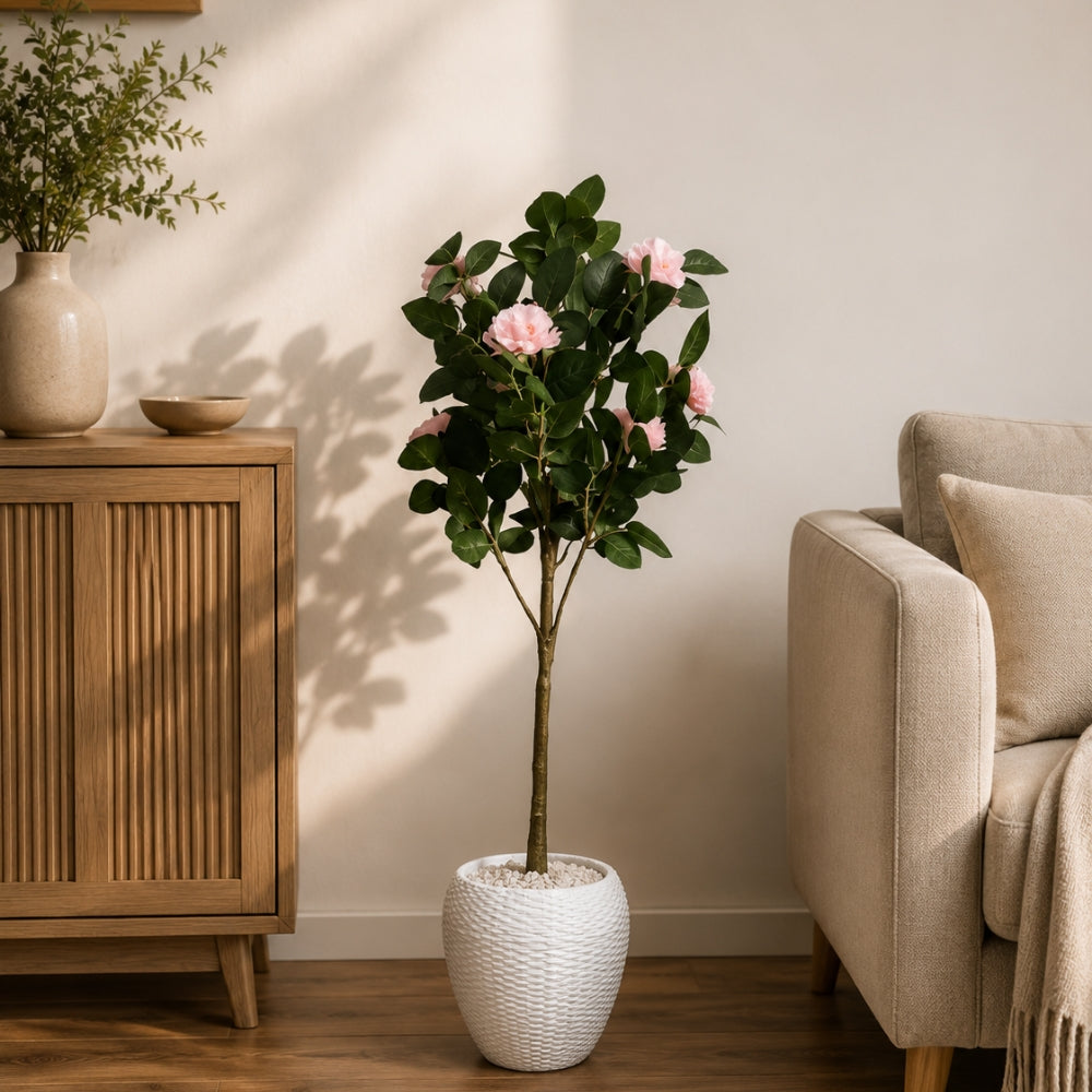Artificial rose plant (combo of 2)