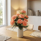 Artificial Rose Plant combo of 2 (P1)