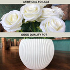 Artificial Bonsai Roses Combo of 2(P9)