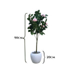 Artificial rose plant (combo of 2)