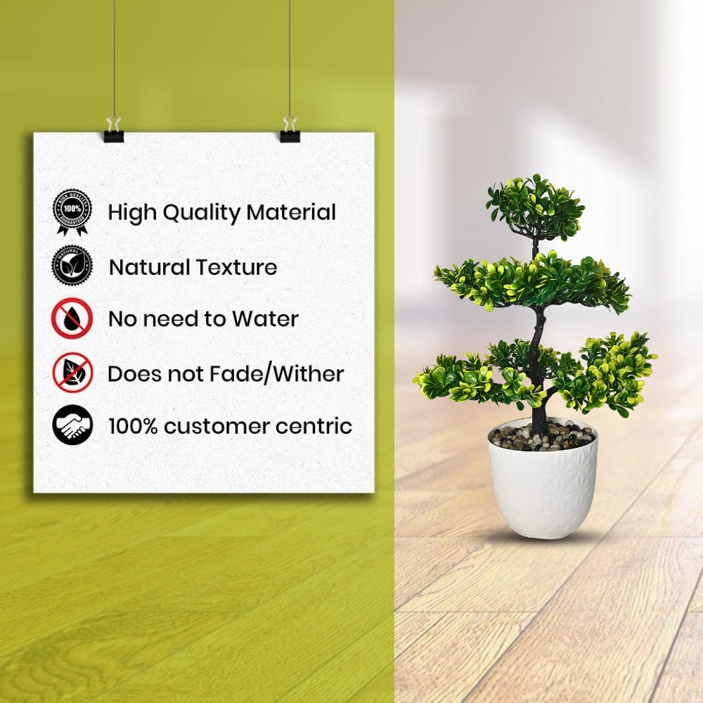 Artificial Bonsai Roses wit Pot (P23)
