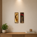 Potstory Floral Wall Art Frames – Combo of 2