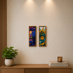 Potstory Floral Wall Art Frames – Combo of 2