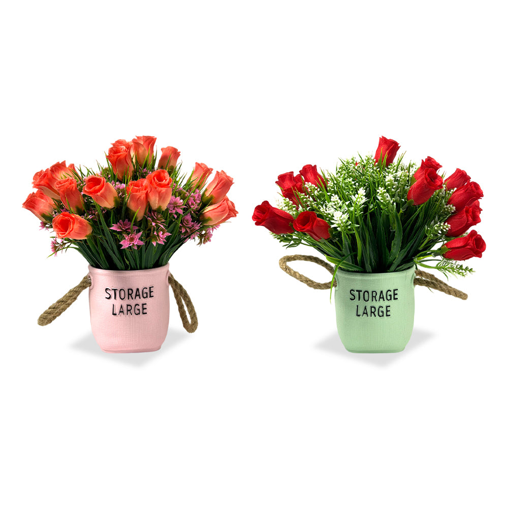Artificial Tulips with Pot