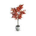 Faux Mapel Leaf Plant