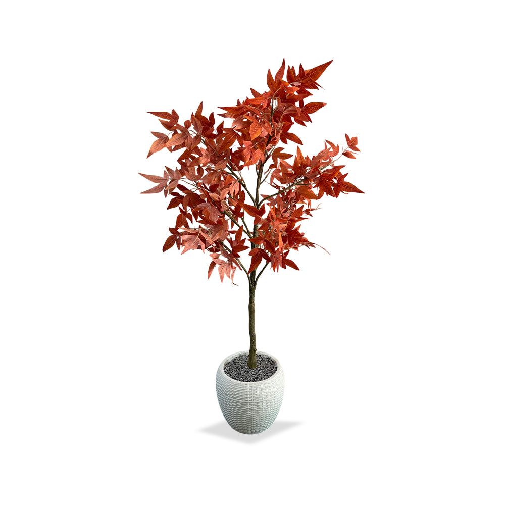 Faux Mapel Leaf Plant