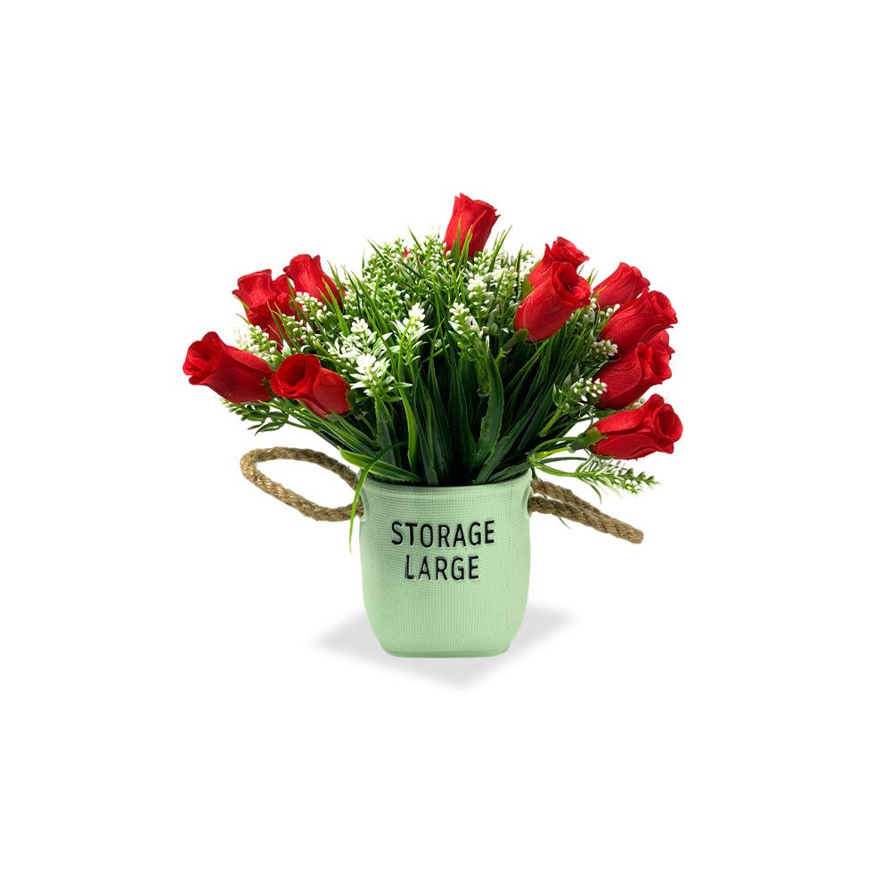 Artificial Tulips with Pot