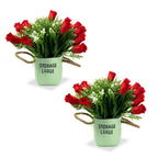 Artificial Tulips with Pot