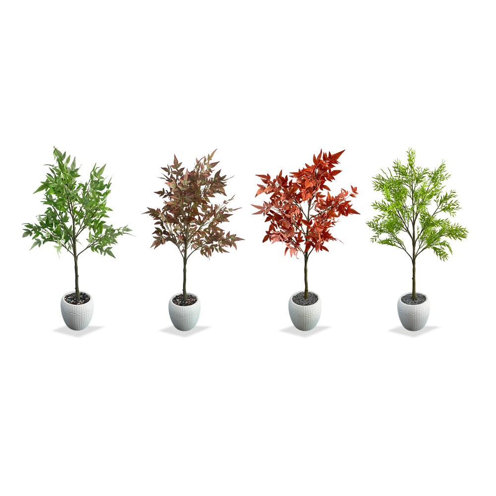 Faux Mapel Leaf Plant