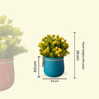 Artificial Bonsai Roses with Pot Combo of 2
