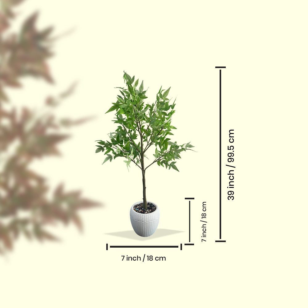 Faux Mapel Leaf Plant