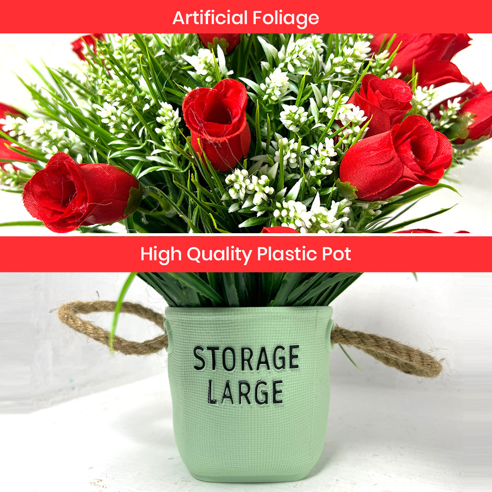 Artificial Tulips with Pot
