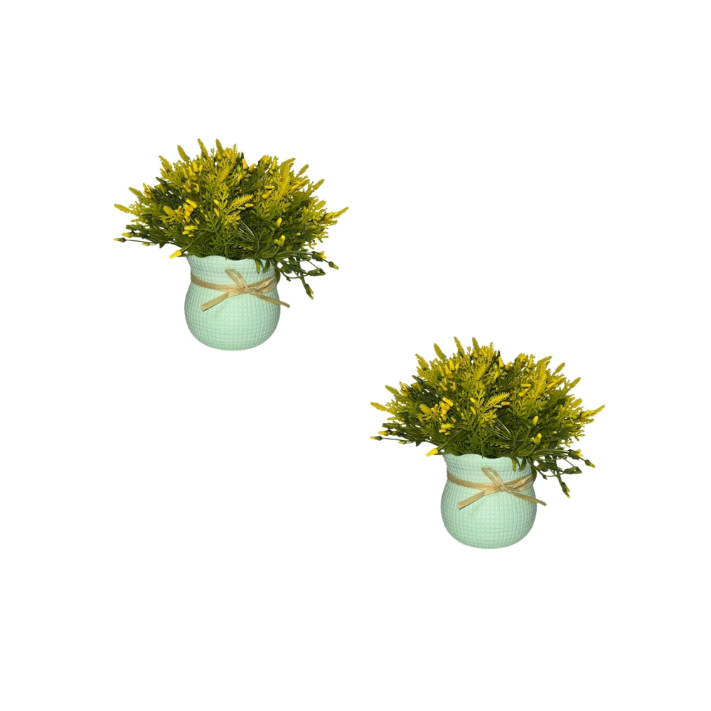 Artificial Astilbe Plants with Pot Combo of 2