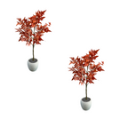 Faux Mapel Leaf Plant