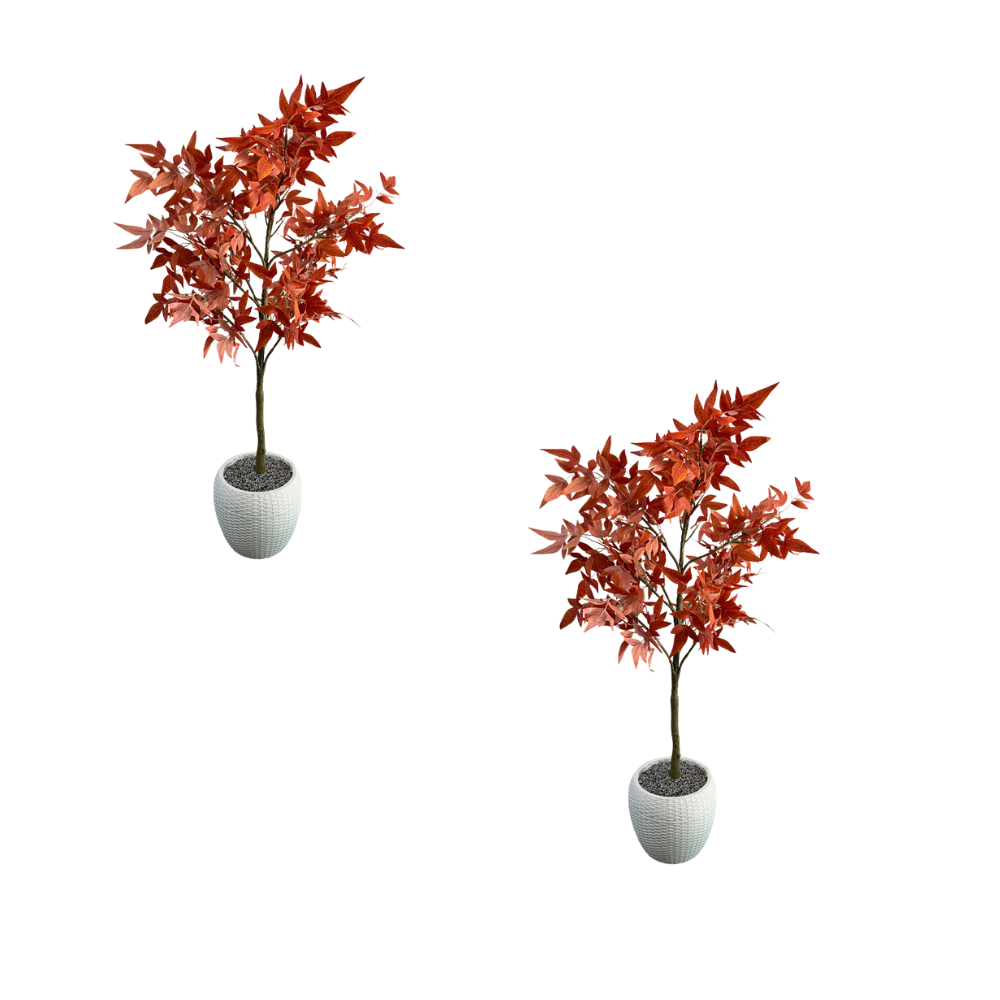 Faux Mapel Leaf Plant