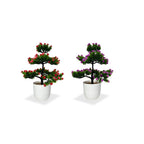 Artificial Bonsai Roses wit Pot (P23)