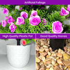 Artificial Bonsai Roses wit Pot (P23)