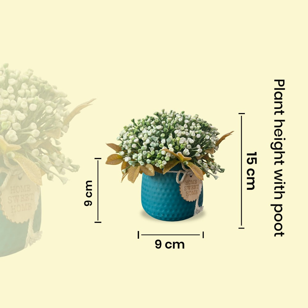 Faux Bonsai Plant wit Buds combo of 2