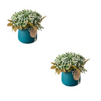Faux Bonsai Plant wit Buds combo of 2