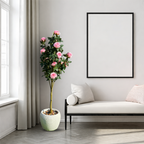 Faux Hybrid Rose Plant(P33)