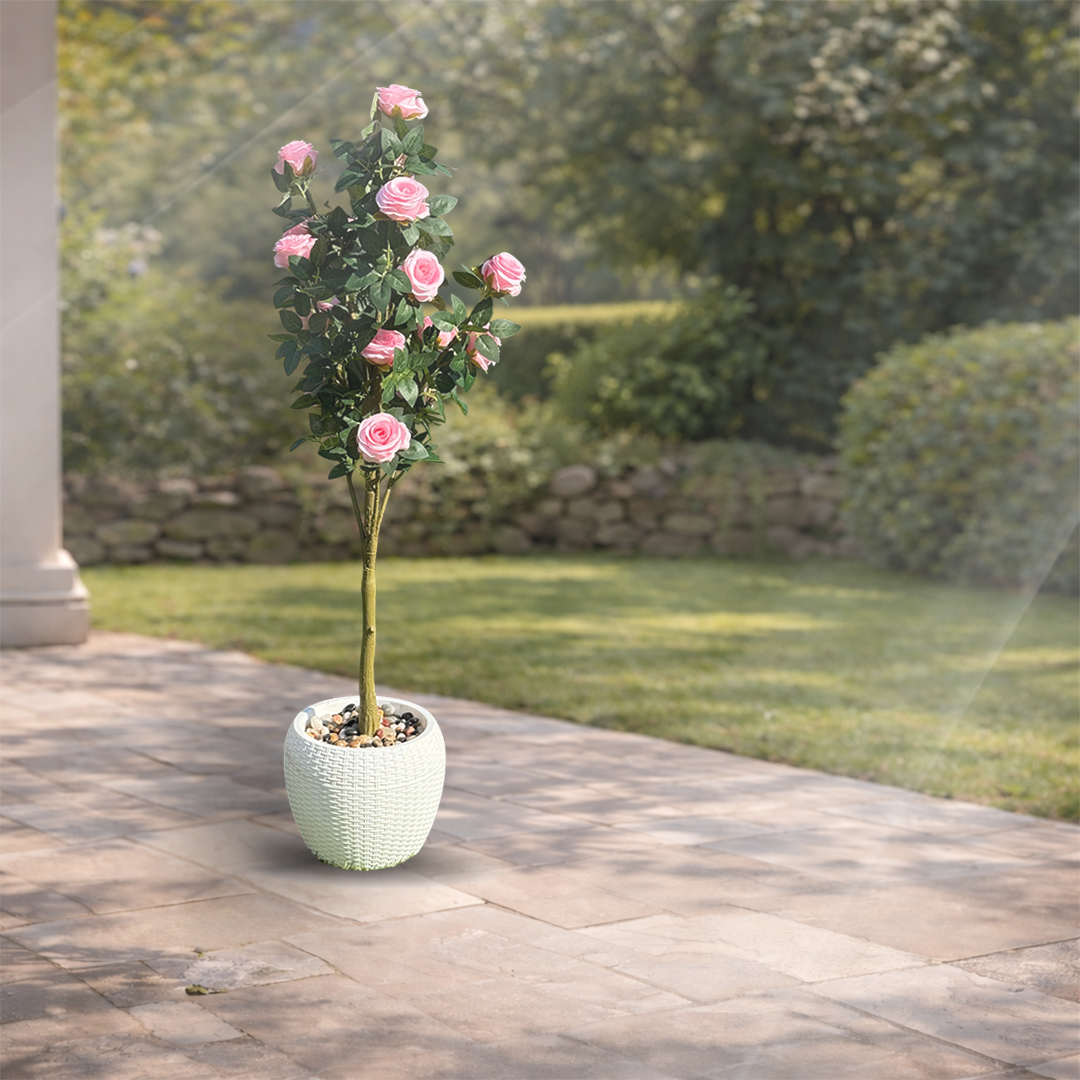 Faux Hybrid Rose Plant(P33)