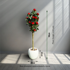 Faux Hybrid Rose Plant(P33)