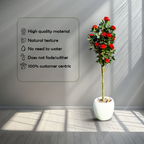Faux Hybrid Rose Plant(P33)