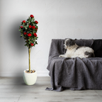 Faux Hybrid Rose Plant(P33)
