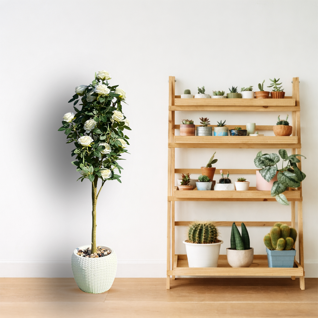 Faux Hybrid Rose Plant(P33)